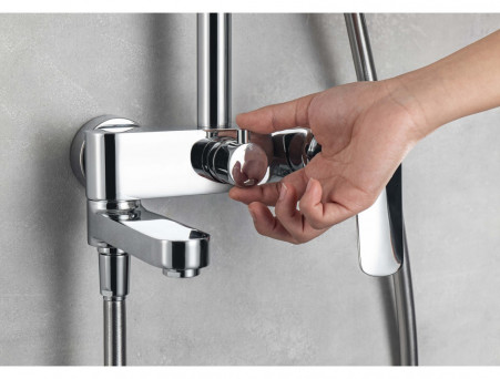 Душевая Система «Aquatek» 3 Jet 25см, Хром (AQ2040CR)