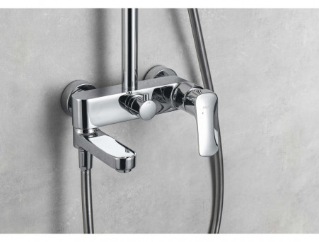 Душевая Система «Aquatek» 3 Jet 25см, Хром (AQ2040CR)