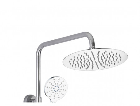 Душевая Система «Aquatek» 3 Jet 25см, Хром (AQ2046CR)