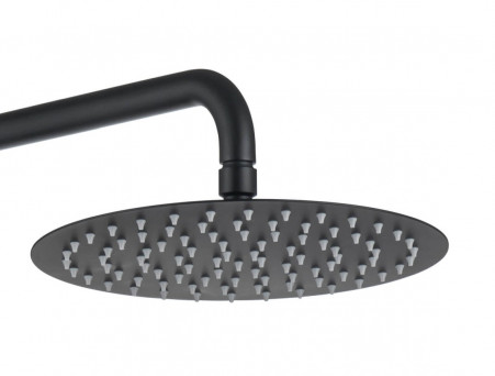 Душевая Система «Aquatek» 3 Jet 25см, Черный Матовый (AQ2046MB)