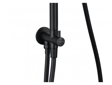 Душевая Система «Aquatek» 3 Jet 25см, Черный Матовый (AQ2046MB)