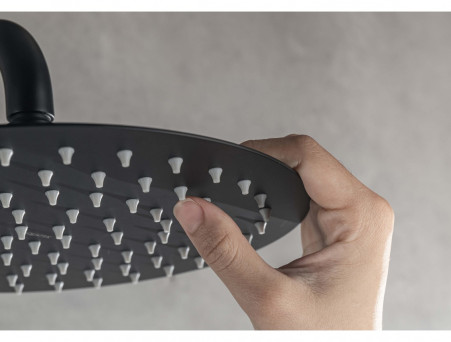 Душевая Система «Aquatek» 3 Jet 25см, Черный Матовый (AQ2046MB)