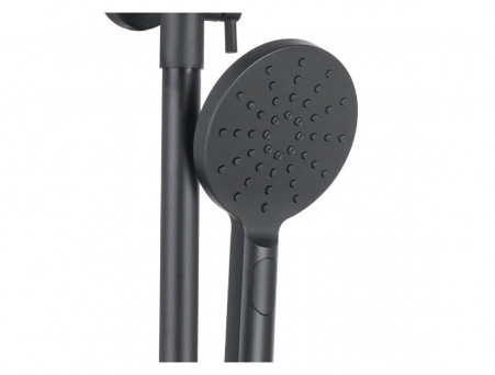 Душевая Система «Aquatek» 3 Jet 25см, Черный Матовый (AQ2060MB)