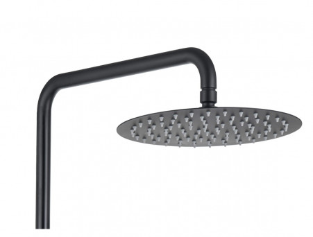 Душевая Система «Aquatek» 3 Jet 25см, Черный Матовый (AQ2060MB)