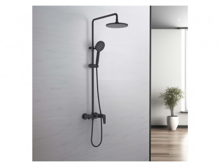 Душевая Система «Aquatek» Бетта, Черный Матовый (AQ2140MB)