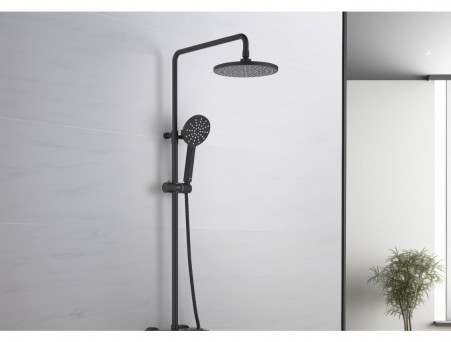 Душевая Система «Aquatek» Бетта, Черный Матовый (AQ2140MB)