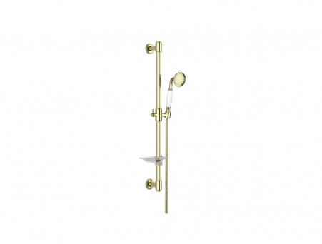 Душевой Гарнитур «Aquatek» 1 Jet Классик, Полированное Золото, 65см (AQ2020PG)