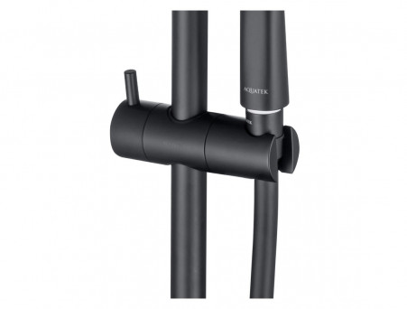 Душевой Гарнитур «Aquatek» 3 Jet, Черный Матовый, 73см (AQ2011MB)