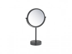 Зеркало Косметическое «Aquatek» Настольное 5х, Чёрное Матовое (AQ4914MB)
