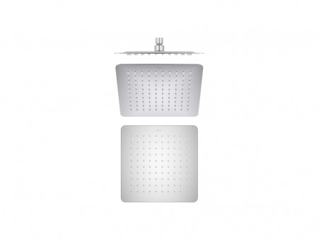 Верхний Душ «Aquatek» Квадратный, Настенный, Хром, 25x25см, 2мм (AQ2072CR)