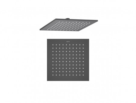 Верхний Душ «Aquatek» Квадратный, Настенный, Чёрный Матовый, 25x25см, 7мм (AQ2076MB)