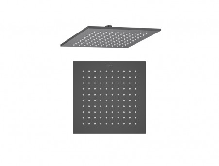 Верхний Душ «Aquatek» Квадратный, Настенный, Чёрный Матовый, 25x25см, 7мм (AQ2076MB)