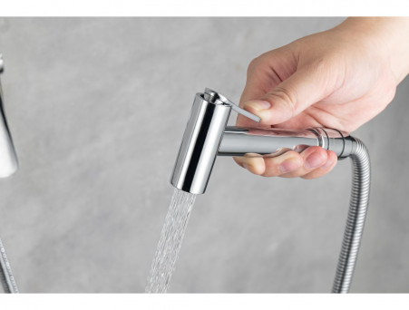 Гигиенический Душ со Смесителем «Aquatek» Вега, Встраиваемый, Хром (AQ1019CR)