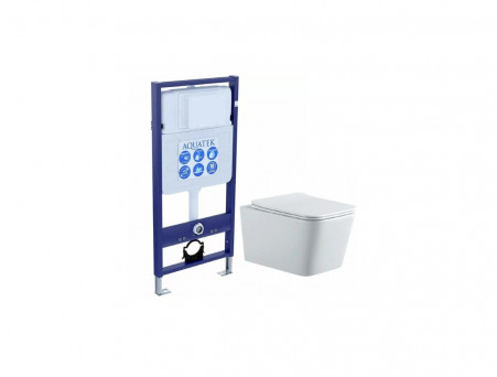 Комплект «Aquatek» SET Либра New CM: Унитаз и Инсталляция (INS-0000012+A1148N-00)