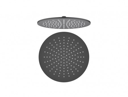 Верхний Душ «Aquatek» Круглый, Настенный, Чёрный Матовый, 30см, 7мм (AQ2079MB)