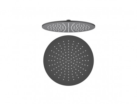 Верхний Душ «Aquatek» Круглый, Настенный, Чёрный Матовый, 30см, 7мм (AQ2079MB)