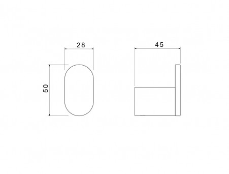 Крючок «Aquatek» Лира, Двойной, Хром (AQ4425CR)