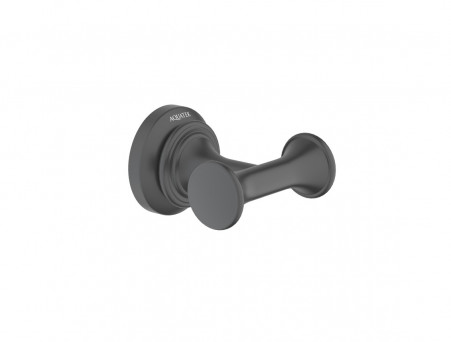 Крючок «Aquatek» Классик, Двойной, Черный Матовый (AQ4502MB)