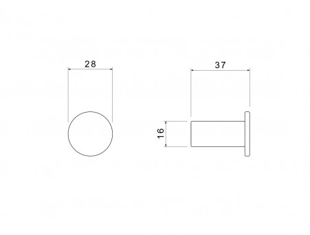 Крючок «Aquatek» Лира, Хром (AQ4401CR)
