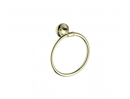 Полотенцедержатель «Aquatek» Кольцо Классик, Полированное Золото (AQ4512PG)