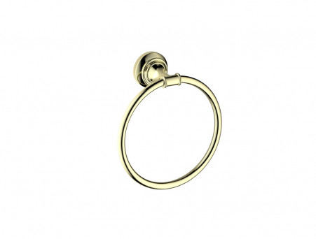 Полотенцедержатель «Aquatek» Кольцо Классик, Полированное Золото (AQ4512PG)