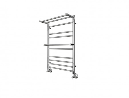 Водяной Полотенцесушитель «Aquatek» П10 Альфа, Хром, 50x80см (AQ RRP1080CH)