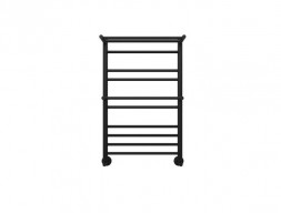 Водяной Полотенцесушитель «Aquatek» П10 Альфа, Черный Муар, 50x80см (AQ RRP1080BL)