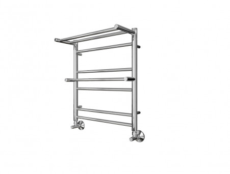 Водяной Полотенцесушитель «Aquatek» П7 Альфа, Хром, 50x60см (AQ RRP0760CH)