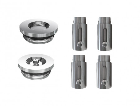 Водяной Полотенцесушитель «Aquatek» П7 Вега, Хром, 50x60см (AQ DR0760CH)