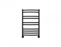 Водяной Полотенцесушитель «Aquatek» П10 Лугано, Черный Муар, 50x80см (AQ DOC1080BL)