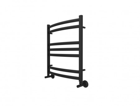 Водяной Полотенцесушитель «Aquatek» П7 Лугано, Черный Муар, 50x60см (AQ DOC0760BL)