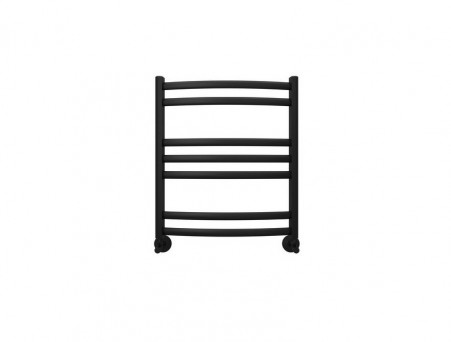Водяной Полотенцесушитель «Aquatek» П7 Лугано, Черный Муар, 50x60см (AQ DOC0760BL)