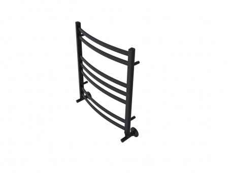 Водяной Полотенцесушитель «Aquatek» П7 Лугано, Черный Муар, 50x60см (AQ DOC0760BL)