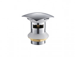 Донный Клапан «Aquatek» Латунь, Хром (AQ6004CR)