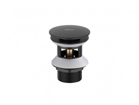 Донный Клапан «Aquatek» Латунь, Черный Матовый (AQ6002MB)