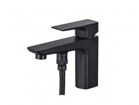 Смеситель на Борт Ванны «Aquatek» Вега, Врезной, Черный Матовый (AQ1044MB)