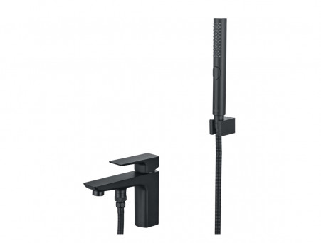 Смеситель на Борт Ванны «Aquatek» Вега, Врезной, Черный Матовый (AQ1044MB)