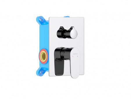 Смеситель для Ванны «Aquatek» Оберон, Встраиваемый, Хром (AQ1246CR)