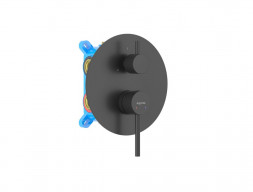 Смеситель для Ванны «Aquatek» Европа, 3 Режима, Встраиваемый, Черный Матовый (AQ1347MB)