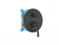 Смеситель для Ванны «Aquatek» Классик, 3 Режима, Встраиваемый, Черный Матовый (AQ1547MB)