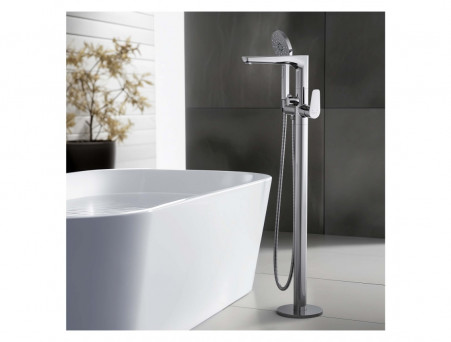 Смеситель для Ванны «Aquatek» Бетта, Напольный, Хром (AQ1145CR)