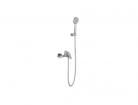 Смеситель для Ванны «Aquatek» Европа, Хром, с Душевым Набором (AQ1349CR)