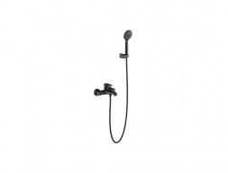 Смеситель для Ванны «Aquatek» Оберон, Черный Матовый, с Душевым Набором (AQ1249MB)