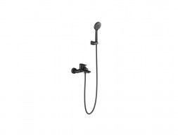 Смеситель для Ванны «Aquatek» Лира, Черный Матовый, с Душевым Набором (AQ1449MB)