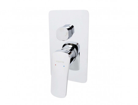 Смеситель для Ванны «Aquatek» Вега, Хром, Встраиваемый (AQ1046CR)