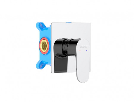 Смеситель для Душа «Aquatek» Оберон, Встраиваемый, Хром (AQ1266CR)