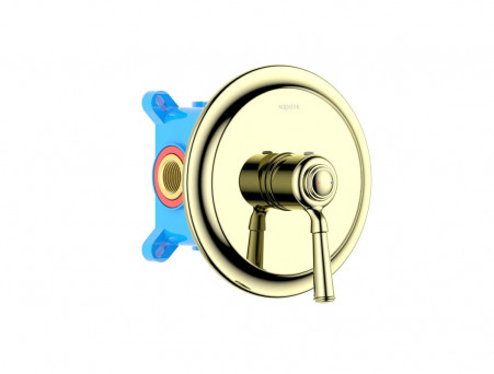 Смеситель для Душа «Aquatek» Классик, Встраиваемый, Полированное Золото (AQ1566PG)