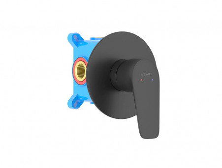 Смеситель для Душа «Aquatek» Бетта, Встраиваемый, Черный Матовый (AQ1166MB)