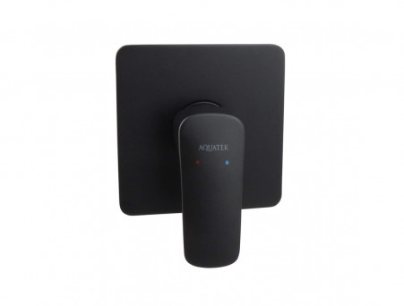 Смеситель для Душа «Aquatek» Вега, Встраиваемый, Черный Матовый (AQ1066MB)