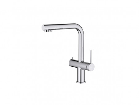 Смеситель для Кухни «Aquatek» с Подключением к Фильтру Питьевой Воды, Европа, Хром (AQ1385CR)